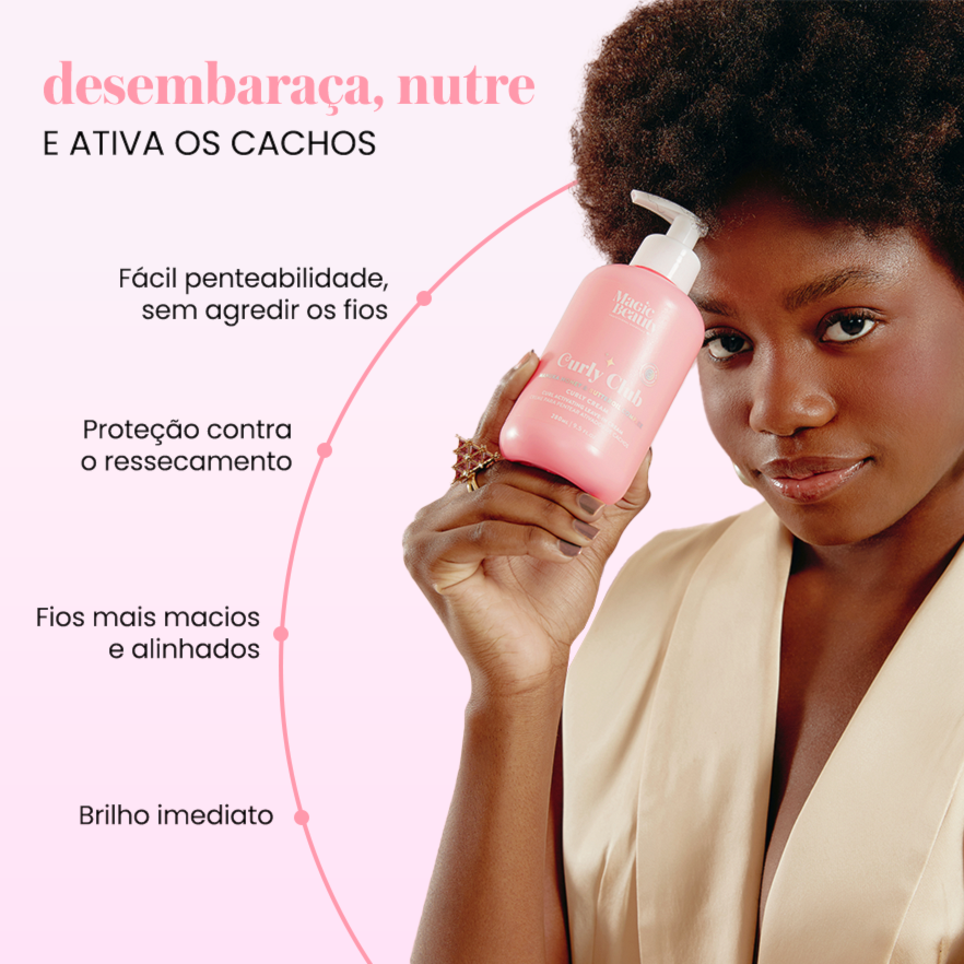 Magic Beauty Curly Crush Gelatina Modeladora Magic Jelly 500g